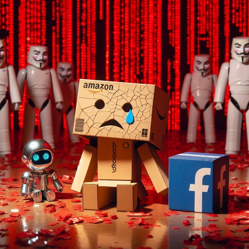 Robot Amazon en larme avec OpenAI et Facebook